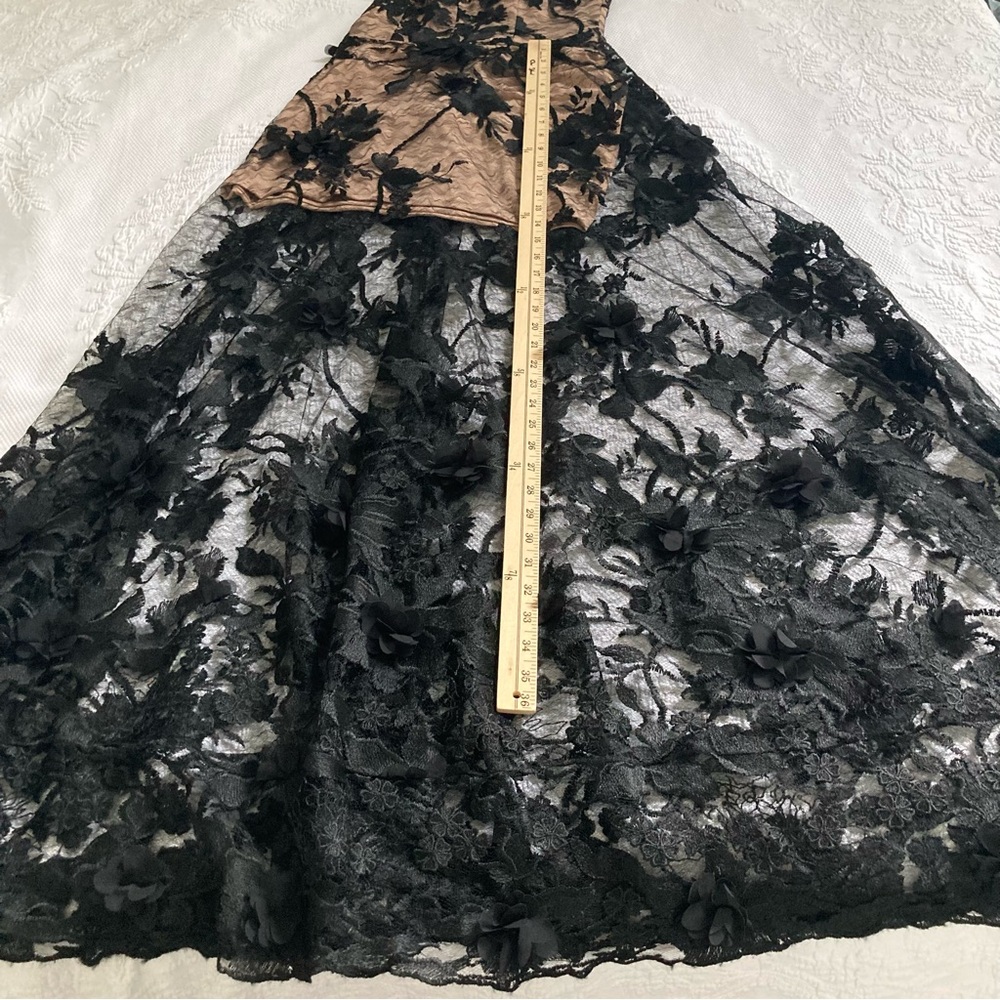 Dress the Population Black Floral Gown - Picture 10 of 16